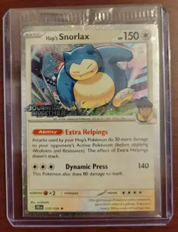 Pokemon Hop's Snorlax - 117/159 (Cosmos Holo) #117 Stamped Promo Sealed - Image 1