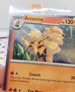 Pokemon TCG Arcanine SVP Black Star Promos SVP011 Holo Promo Cosmos Holo Rare - Image 2