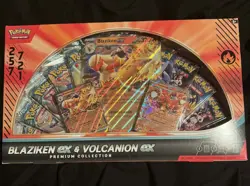 Pokemon TCG: Blaziken ex & Volcanion ex Premium Collection 2025 Amazon Exclusive - Image 1