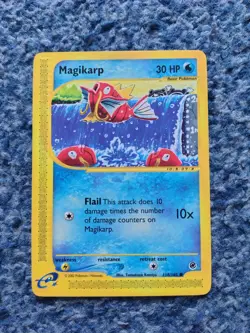 POKEMON TCG COMMON 1x MAGIKARP EXPEDITION 118/165 EXC/NM 2002 E-READER ERA WOTC - Image 1