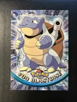 Blastoise [LP] - 09 - Pokemon 1999 Topps TV - Black Logo - Image 1