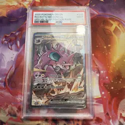 Team Rocket's Nidoking ex 233/182 SIR Sv10: Destined Rivals Pokemon TCG PSA 9 - Image 1