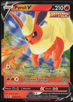 Carte Pokemon Pyroli-V SWSH149 Promo SWSH Francais - Image 1
