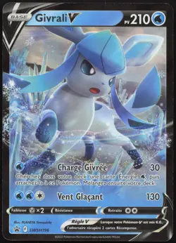 Carte Pokemon Givrali-V SWSH196 Promo SWSH Francais - Image 1