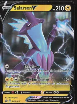Carte Pokemon Salarsen-V SWSH017 Promo SWSH Francais - Image 1