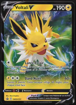 Carte Pokemon Voltali-V SWSH151 Promo SWSH Francais - Image 1