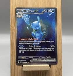 Blastoise EX 200/165 Holo Scarlett and Violet 151 Special Illustration Rare NM - Image 1