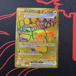Pokemon TCG Scarlet & Violet Prismatic Evolutions Pikachu ex 179/131 NM - Image 1