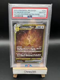 PSA 10 Arceus VSTAR UR 262/172 S12a Universe Pokemon TCG Japanese 2022 - Image 1