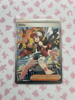 Hilda SIR 173/086 White Flare Pokemon Scarlett & Violet English NM - Image 1