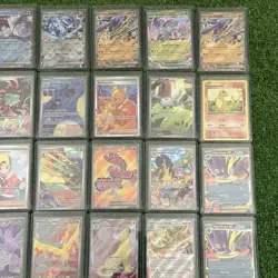 Lot Of 35 Pack Fresh Sleeved Pokemon SIR’s Holo’s And EX’s + Mystery Gift - Image 3
