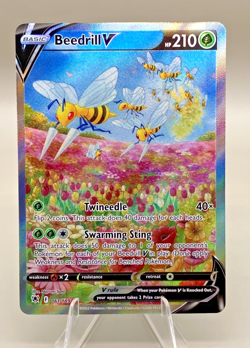 Pokemon - Beedrill V (Alternate Full Art) - 161/189 - SWSH10: Astral Radiance - Image 1