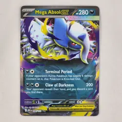 Mega Absol ex 086/132 Double Rare Holo Me01: Mega Evolution Pokemon TCG 2025 NM - Image 1