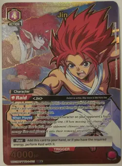 Union Arena TCG Yu Yu Hakusho Jin UE13BT/YYH-1-015 SR Alternate Art Foil NM - Image 1