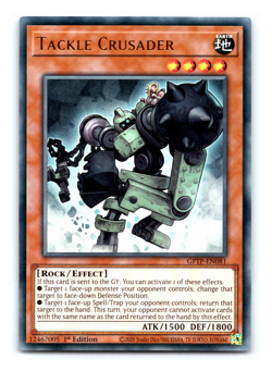 Tackle Crusader - GFTP-EN081 - Ultra Rare - 1st Edition - Yugioh - Image 1