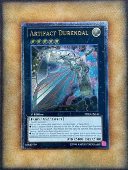 Yugioh Artifact Durendal PRIO-EN049 Ultimate Rare 1st Ed NM - Image 1
