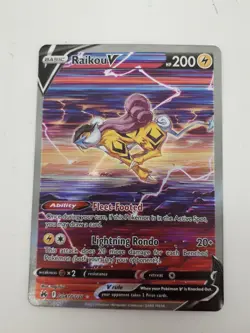 Pokemon Trading Card TCG Raikou V Card Crown Zenith GG41/GG70 #Live - Image 1