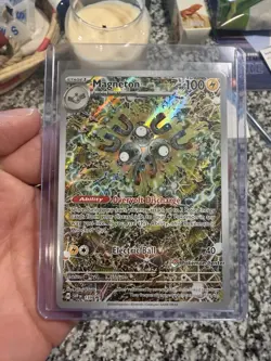 Pokemon TCG Magneton SVP 159 Promo Card Surging Sparks POKEMON CENTER STAMPED NM - Image 1