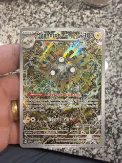 Pokemon TCG Magneton SVP 159 Promo Card Surging Sparks POKEMON CENTER STAMPED NM - Image 2