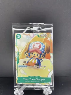 One Piece Card Game - Tony Tony.Chopper (Convention Promo) - OP09-029 - SEALED - Image 1