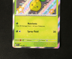 Pokemon Card TCG - Smoliv 102/091 - Paldean Fates - Baby Shiny Rare - NM ⭐ - Image 3
