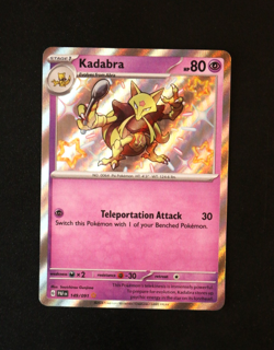 Pokemon Card TCG - Kadabra 149/091 - Paldean Fates - Baby Shiny Rare - NM ⭐ - Image 1
