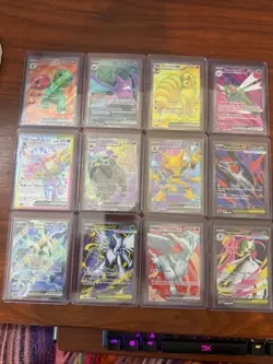 Pokemon Full Art EX Scarlet and Violet Card Lot Of 12 Mint/NM - Image 1