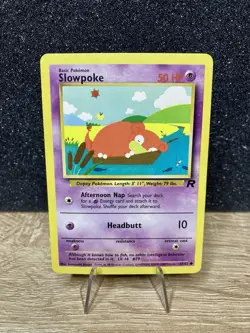 Slowpoke (67/82) ~ LP+ [Team Rocket Unlimited] Vintage 2000 -WotC- Pokemon Card - Image 1