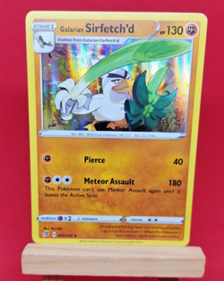 095/192 Galarian Sirfetch'd Rare Holo Rebel Clash Pokemon TCG Card Sword Shield - Image 1