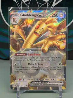 Gholdengo EX 139/182 Paradox Rift Double Rare Pokemon Card - Image 1