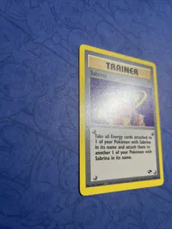 Sabrina Trainer 110/132 Rare Gym Challenge Set Pokemon Card WOTC- NM / Mint - Image 4