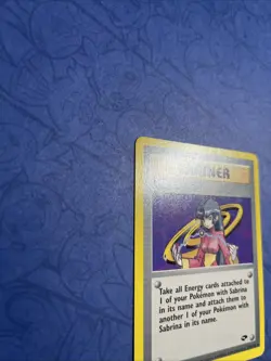 Sabrina Trainer 110/132 Rare Gym Challenge Set Pokemon Card WOTC- NM / Mint - Image 5