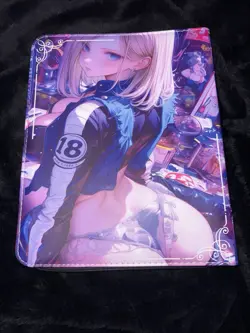Zero Two And Android 18 Goddess Story Waifu Binder with Card Sleeves Included - Image 2
