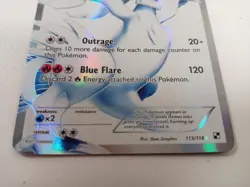 Pokemon Reshiram Holo Card 113/114 Black & White with Sleeve #LIVE - Image 3