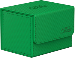 Ultimate Guard 80+ SideWinder Standard Card Deck box Case Monocolor green - Image 1