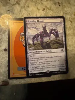 Roaming Throne The Lost Caverns of Ixalan Foil Playtest Art Card - Image 1
