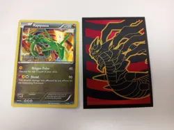 Rayquaza Holo Rare 11/20 Dragon Vault Pokemon Card with Sleeve #LIVE - Image 1