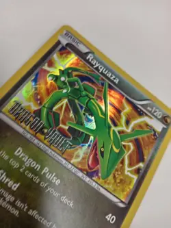 Rayquaza Holo Rare 11/20 Dragon Vault Pokemon Card with Sleeve #LIVE - Image 2