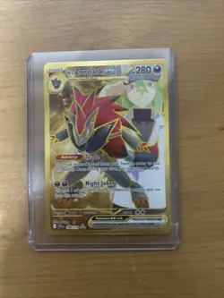 Pokemon TCG Journey Together N's Zoroark EX Card 189/159 Gold - Image 2