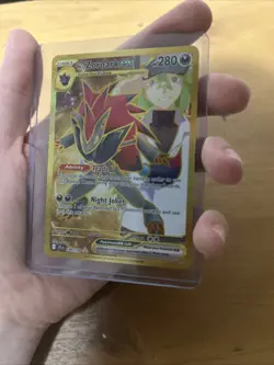 Pokemon TCG Journey Together N's Zoroark EX Card 189/159 Gold - Image 5