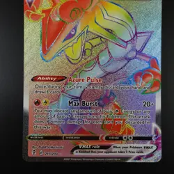Rayquaza Vmax 217/203 Pokemon Evolving Skies Rainbow Rare Holo Full Art Card - Image 3