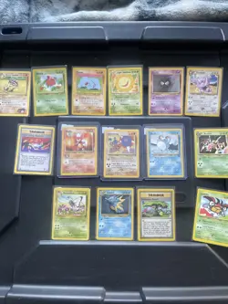 Vintage Pokemon Cards Lot 15 Cards 1 Holo Revelations Promo Challenge BS2+ More - Image 1