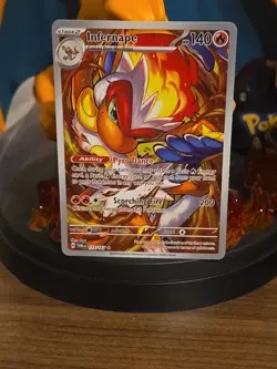 Infernape Illustration Twilight Masquerade Pokemon TCG Card 173/167 - Image 2