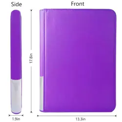 1000+ Pockets Card Binder, Trading Card Binder 16 Pocket, PU Cover with Costu... - Image 5