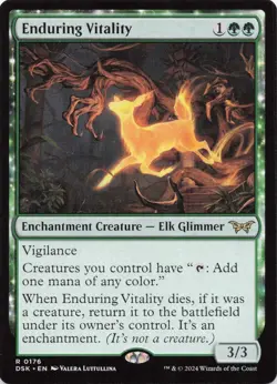 MTG - Enduring Vitality - Duskmourn: House of Horror - Image 1