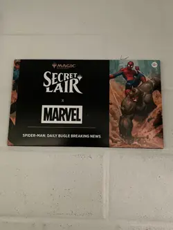 MTG Secret Lair x Marvel's Spider-Man: Daily Bugle Breaking News Non Foil SEALED - Image 1