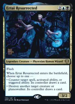 1 x Ertai Resurrected - Foil - Prerelease Promo - Dominaria United - NM-Mint - M - Image 1