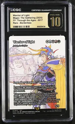 JODAH, THE UNIFIER Final Fantasy Warrior of Light Rare CGC Pristine 10 MTG - Image 1