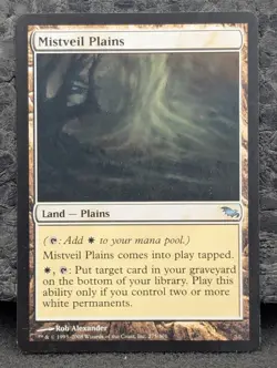 LP - Mistveil Plains - Shadowmoor - Magic The Gathering Lightly Played Eng MTG - Image 1
