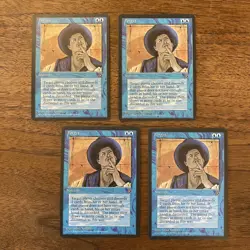 4x Forget NM+ NEVER PLAYED MTG Homelands Magic x4 1995 VINTAGE FREE SHIPPING - Image 1
